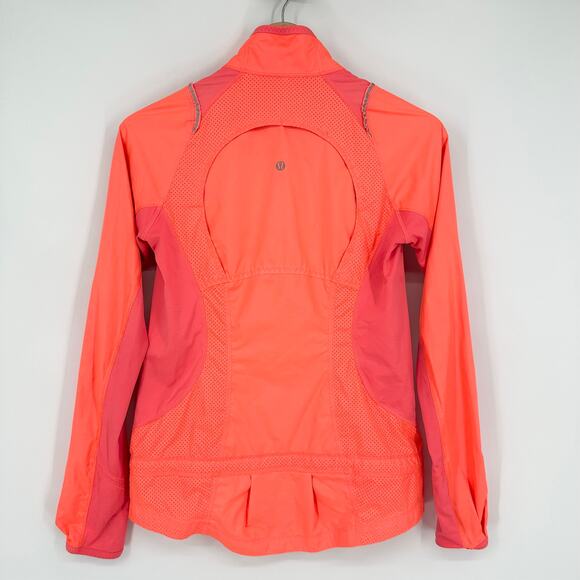 Lululemon Nothin’ but Run Reflective Jacket Zip-Up Windbreaker in Flare Light - Picture 11 of 16